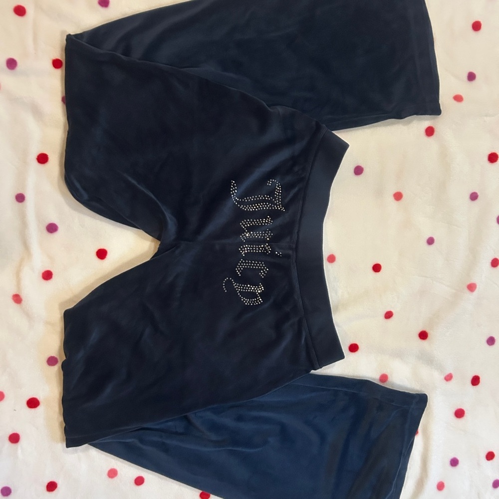 Juicy Couture Navy Velour Pants